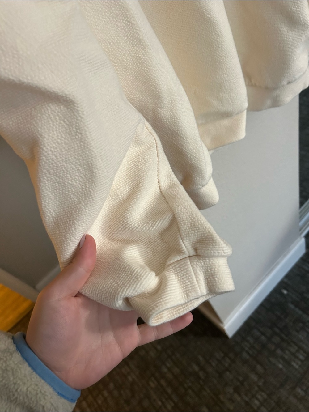 Madewell Cozy Cream Turtleneck Sweater size Medium - Picture 5 of 8